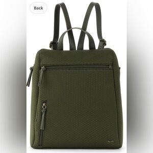 NWT The Sak Olvera Metro Neoprene Backpack Moss Green